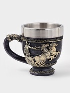 Кружка средневековая «Колесница», 300 мл,15×9.5×10.5 см, нержавеющая сталь, серебристая - Фото 5