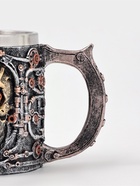 Кружка «Череп», 400 мл, 16.5×10×11 см, нержавеющая сталь, серебристая - Фото 3