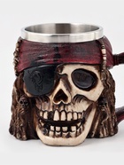 Кружка «Пират», 400 мл, 16×10×11.5 см, нержавеющая сталь, коричневая - Фото 4