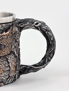 Кружка средневековая «Сова», 400 мл, нержавеющая сталь, серебристая - Фото 3