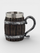 Кружка средневековая «Таверна», 400 мл, нержавеющая сталь, коричневая - Фото 2