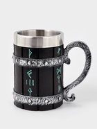 Кружка средневековая «Руны», 600 мл, 15.5×10×14.5 см, нержавеющая сталь, чёрная - Фото 2