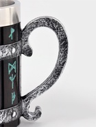 Кружка средневековая «Руны», 400 мл, нержавеющая сталь, чёрная 10940233