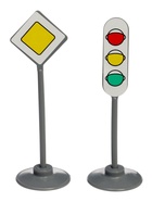 Игровой набор «Главная дорога» 2 машинки и 12 дорожных знакв 09466 - Фото 2