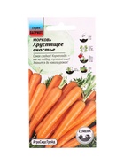 Семена Морковь Хрустящее Счастье 1,5 г 10965579