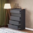 УЦЕНКА Комод Мадера, 704×404×1120, Графит - Фото 4