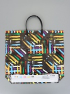 Пакет "Цветные линии", полиэтиленовый с пластиковой ручкой, 38 х 34 + 3 см, 90 мкм - Фото 2