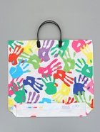 Пакет "Ладошки", полиэтиленовый с пластиковой ручкой, 38 х 34 + 3 см, 90 мкм - Фото 2