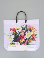 Пакет "Весенний вальс", полиэтиленовый с пластиковой ручкой, 38 х 34 + 3 см, 90 мкм - Фото 2