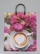 Пакет "Паула", полиэтиленовый с пластиковой ручкой, 38 х 45 + 3 см, 90 мкм - Фото 1