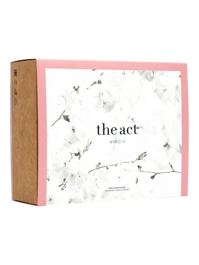 Подарочный набор для тела, молочко и масло для массажа Virgin The Act