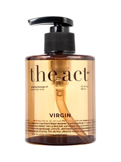 Подарочный набор для тела, молочко и масло для массажа Virgin The Act