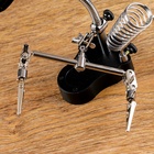 УЦЕНКА Третья рука для пайки 3.5×12х, d=65 мм, подсветка, 27×9 см - Фото 2