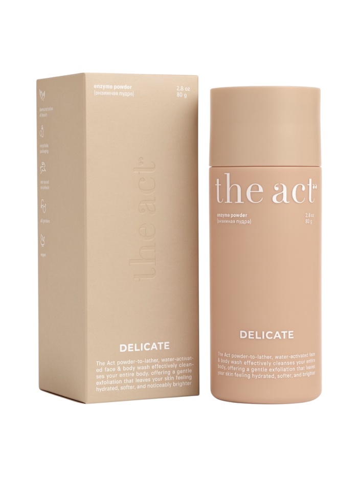 Энзимная пудра для лица и тела, 80 г, The Act - Фото 1