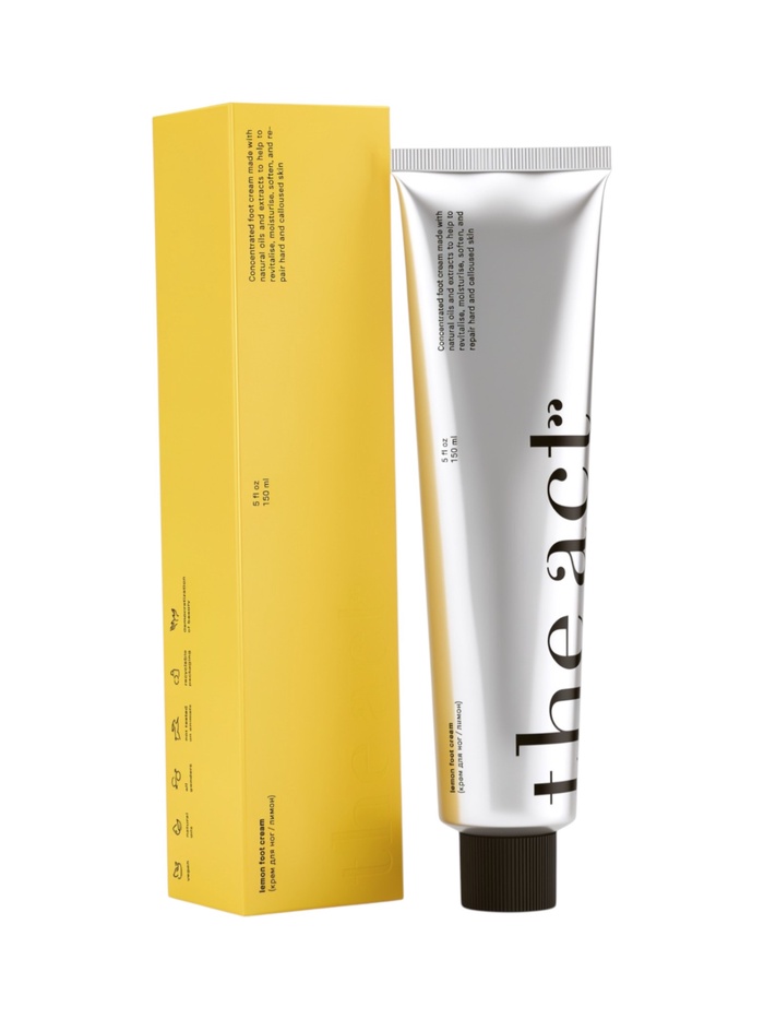 Крем для ног с мочевиной The Act лимон, смягчающий, 150 мл - Фото 1