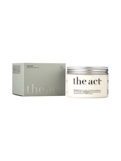 Крем-воск для ног от трещин The Act для сухой кожи, 150 мл