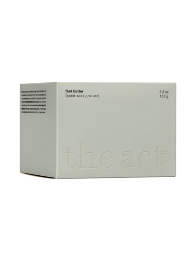 Крем-воск для ног от трещин The Act для сухой кожи, 150 мл