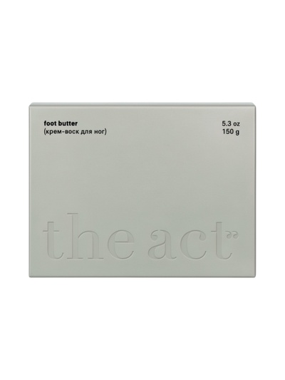 Крем-воск для ног от трещин The Act для сухой кожи, 150 мл