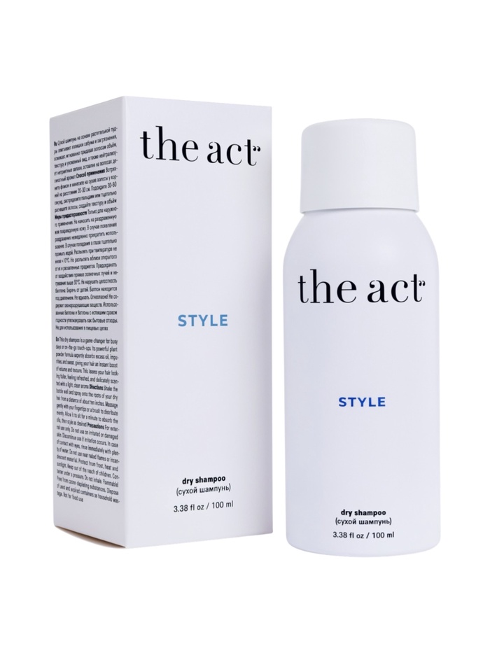 Сухой шампунь для волос, 100 мл, The Act - Фото 1