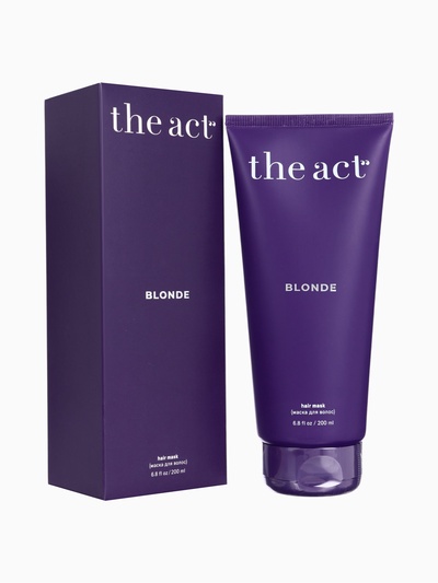 Маска для волос холодного блонда The Act оттеночная, 200 мл