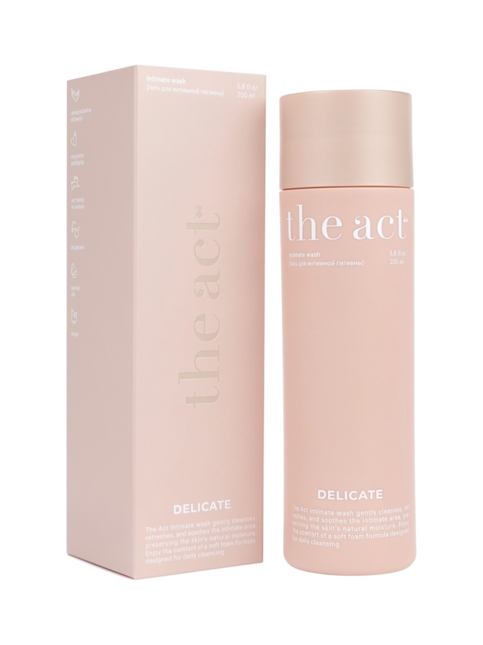 Гель для интимной гигиены The Act гипоаллергенный, 200 мл - Фото 1
