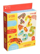 УЦЕНКА Мягкий пазл для малышей «Учим цифры: Животные», 5 пазлов, Крошка Я 10982708