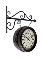 УЦЕНКА Часы настенные двусторонние «Вокзальные», на подвесе, 55×50 см 10982714