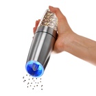 УЦЕНКА Мельница электрическая Luazon LET-004, гравитационная, металл, от батареек, серебристая 51634 - Фото 4