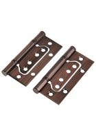 УЦЕНКА Петля-бабочка ТУНДРА, 100×70×2.0 мм, универсальная, без врезки, цвет медь, 2 шт. 10982723