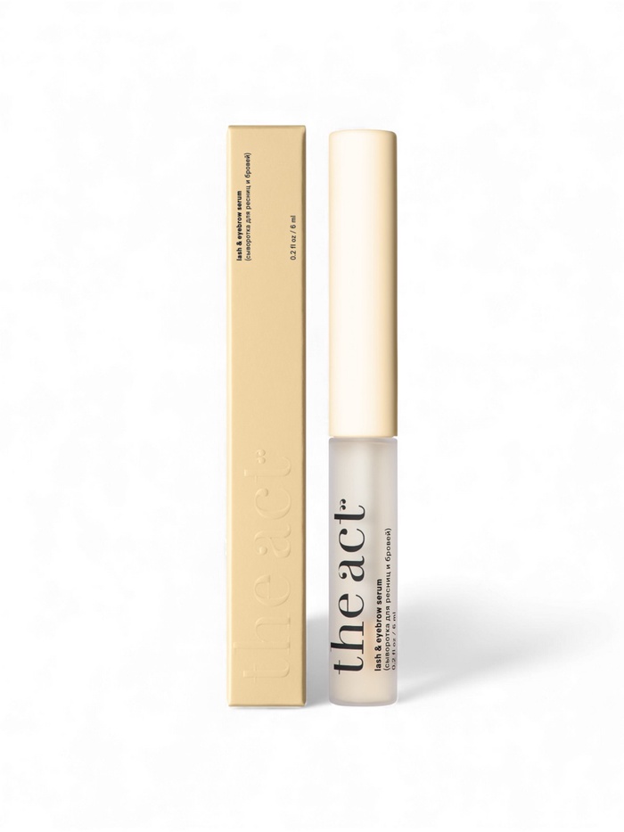 Сыворотка для ресниц и бровей The Act рост и объём, 6 мл - Фото 1