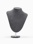 УЦЕНКА Бюст для украшений, 20×8×29 см, h=29 см, флок, серая, графит - Фото 2