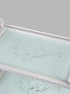 УЦЕНКА Столик косметолога 52*32*80, на колесах, 3 полки, цвет белый - Фото 3