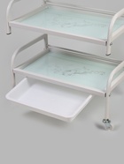 УЦЕНКА Столик косметолога 52×32×80, на колесах, 3 полки, цвет белый - Фото 4