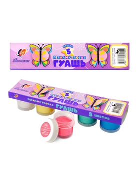 Гуашь 5цв*15мл Луч  "Фантазия", перламутровая