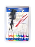 Набор для рисования на воде "Эбру" 9цв - фото 809428593