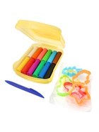 Пластилин «Кроха» мягкий (восковой), 12 цветов, 180 г, в контейнере, формочки + стек 10979983