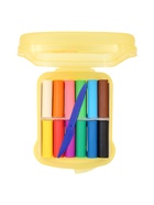 Пластилин мягкий (восковой) 12цв 180г "Кроха" в контейнере, формочки + стек - фото 120406399