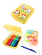 Пластилин «Кроха» мягкий (восковой), 12 цветов, 180 г, в контейнере, формочки + стек 10979983