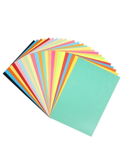 Бумага цветная Calligrata. Multicolor, А4, 50 листов, 25 цветов, 80 г/м², МИКС
