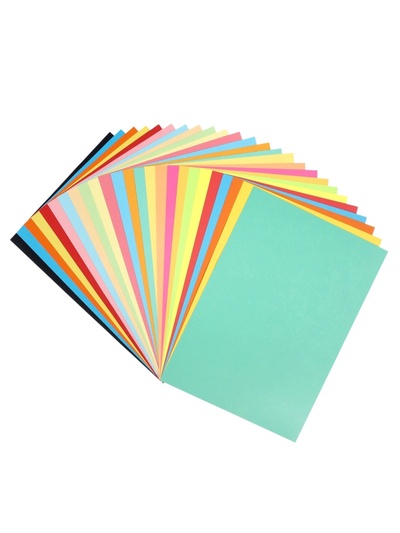 Бумага цветная Calligrata Multicolor, А4, 100 листов, 25 цветов, 80 г/м², МИКС