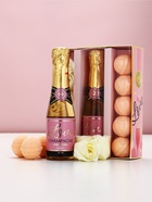 Чистое Счастье Женский набор Розовое шампанское, мыльные цветы и бурлящие шары 10898711