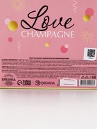 Подарочный набор косметики «Розовое шампанское», гель для душа, мыльные цветы, бомбочки для ванны - фото 122243717