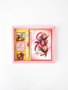 Подарочный набор: Блокнот А6, 40 л., магнитные закладки, ручка «С 8 Марта» - фото 809451864