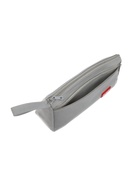 Пенал школьный «Классика», 2 отделения, на молнии, серый - фото 809451879