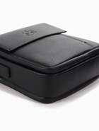 Сумка мужская, на молнии, 2 наружных кармана, с длинным ремнём, 19×8×23 см, чёрная - Фото 8