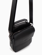 Сумка мужская, на молнии, 2 наружных кармана, с длинным ремнём, 19×8×23 см, чёрная - Фото 10