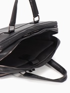 Сумка деловая, на молнии, длинный ремень, 2 наружных кармана, 39×10×28 см, чёрная - Фото 13