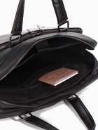 Сумка деловая, на молнии, длинный ремень, 2 наружных кармана, 39×10×28 см, чёрная - Фото 14