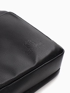 Сумка деловая, на молнии, длинный ремень, 2 наружных кармана, 39×10×28 см, чёрная - Фото 17