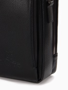 Сумка деловая, на молнии, длинный ремень, 2 наружных кармана, 39×10×28 см, чёрная - Фото 18